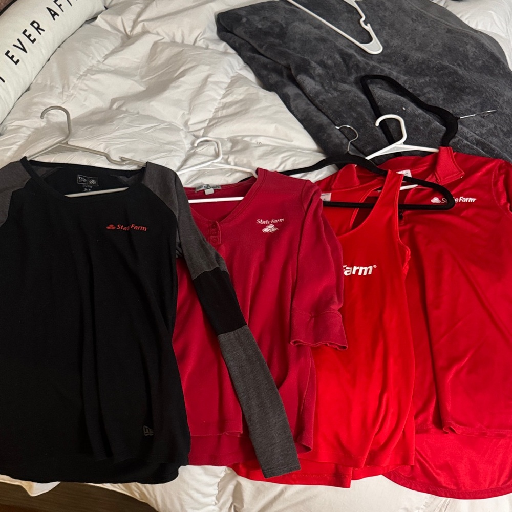 Augusta Sportswear Women's Tops - Black, Red, Gray